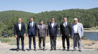 Vali Işın, Kayı Köyü Göleti’nde incelemelerde bulundu