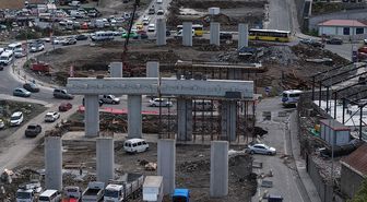Viyadükler yükselmeye, projenin de silueti ortaya çıkmaya başladı