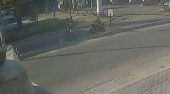 Yaya geçidinde motosikletler çarpıştı; 1 ölü, 1 yaralı