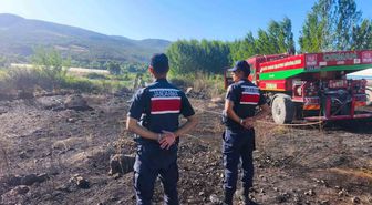 YHT hattında korkutan çalılık yangını