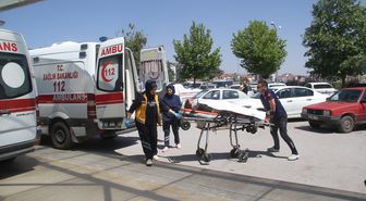 Beyşehir'deki trafik kazasında sürücü yaralandı