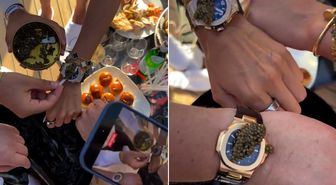 Bodrum’da gösterişin yeni boyutu: Saat camında havyar yeme çılgınlığı