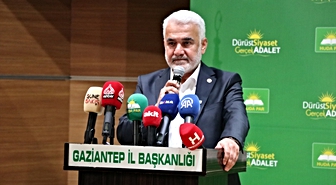 HÜDA PAR Genel Başkanı Yapıcıoğlu Gaziantep 5. Olağan İl Kongresi'ne katıldı
