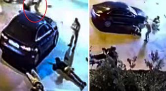 Otomobiliyle motosiklete çarptı, kaputtaki çocuğu indirip yaralıları ezerek kaçtı