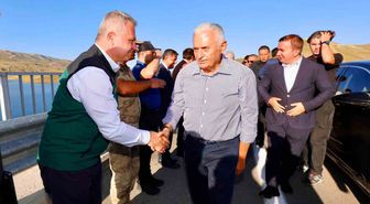 Yıldırım Turnaçayırı Barajı’nda incelemelerde bulundu