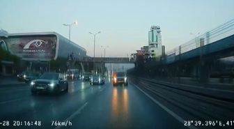 D-100'de makas atan sürücüye 96 bin lira ceza