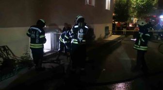 Bodrum katta çıkan yangın korkuttu