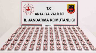 Antalya'da Uyuşturucu Operasyonu: 1024 Hap Ele Geçirildi