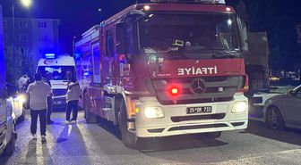 Erzurum'da bodrum katında çıkan yangında 6 kişi dumandan etkilendi