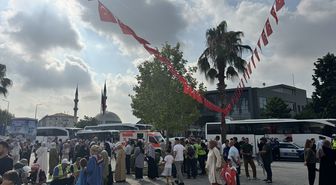 Filistin Konvoyu Sakarya'dan Dualarla Uğurlandı