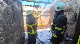 Kırıkhan’da yanan ev kullanılmaz hale geldi