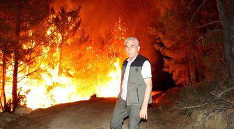 Orman Genel Müdürü Karacabey, Muğla'daki yangınlarda ekiplerle sahada