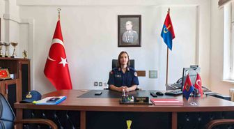 Tokat'ta ilk kadın ilçe jandarma komutanı