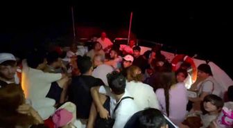 Datça'da Yunanistan'ın Geri İttiği 28 Düzensiz Göçmen Kurtarıldı