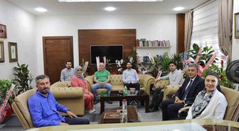 AK Parti Ağrı Teşkilatı, İl Milli Eğitim Müdürü Çakan'a Hayırlı Olsun Ziyaretinde Bulundu
