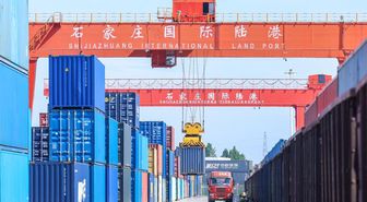 Shijiazhuang Uluslararası Kara Limanı'nda Çin-Avrupa ve Çin-Orta Asya yük treni seferleri yüzde 42 arttı