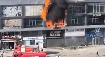 Yenimahalle'de Hırdavat Dükkanında Yangın