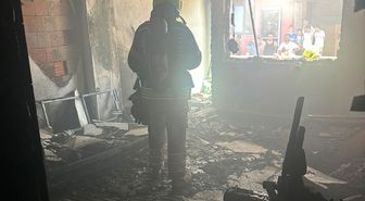 Bandırma'da Ev Yangını: Hasar Oluştu