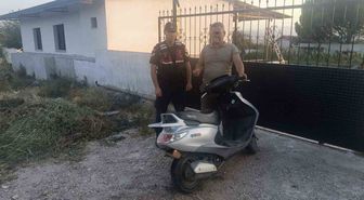 Çine'de Çalınan Motosiklet JASAT Ekiplerince Bulundu