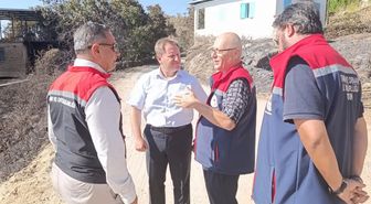 Aydın'da Yangın Hasar Tespit Çalışmaları Sürüyor