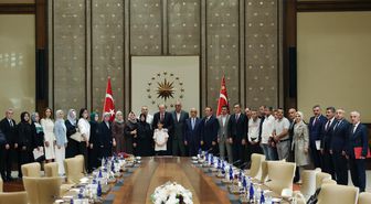 Erdoğan'dan Kahramanmaraş'ta ölen öğrencilerin ailelerine taziye kabulü