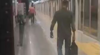 Metroda Sigara Tartışması Kamerada