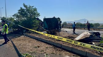 Kayseri'de Yolcu Otobüsü Devrildi: 20 Yaralı