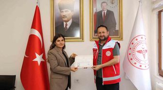 Kütahyalı Sağlık Çalışanlarına Trafik Kazasındaki Müdahaleleri İçin Teşekkür