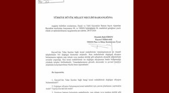 MHP'li Ersoy'dan Talas'ın kırsal mahalleleri için doğalgaz soru önergesi
