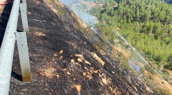 Silifke'de orman yangını söndürüldü