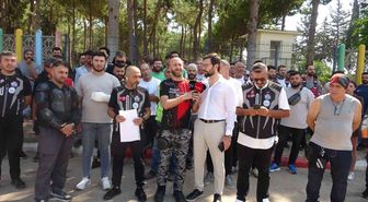 Dönerci Saldırısında Yaralanan Kuryeye Meslektaşlarından Destek