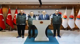 Şanlıurfa Orman İşletme Bölge Müdürü Poyraz, Şırnak Valisi Ekici'yi Ziyaret Etti