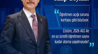 Türk Eğitim-Sen'den Öğretmen Açığı Uyarısı: 2026 AGS'de En Az 100 Bin Kontenjan Talebi