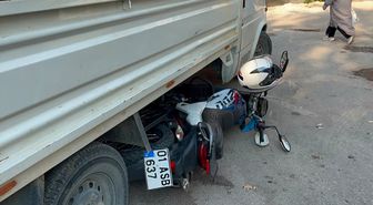 Kozan'da Motosiklet Kazası: 1 Yaralı