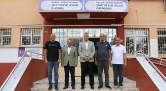 Amasya İl Milli Eğitim Müdürü Katipoğlu, Kayabaşı Şehit Veysel Aslan Okulu'nu Ziyaret Etti