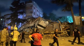 Bahçelievler'de 6 katlı bina çöktü