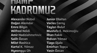 Beşiktaş'ın Hradec Kralove Maçı Kamp Kadrosu Açıklandı