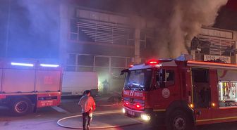 Bursa'da İş Yeri Yangını Kontrol Altına Alındı