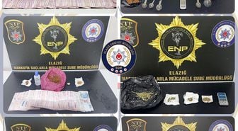 Elazığ'da Uyuşturucu Operasyonu: 8 Tutuklama, 106 Kişiye Adli İşlem