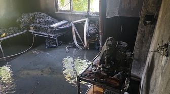 Gölbaşı'nda Ev Yangını Söndürüldü