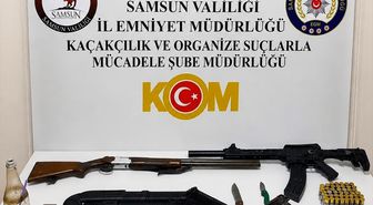 Bafra'da Silah Kaçakçılığı Operasyonu: 3 Gözaltı
