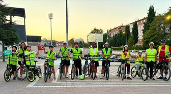 Bilecik'te Temiz Nefes İçin Pedal Çevirdiler