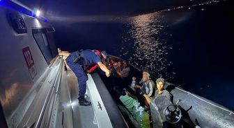 Çanakkale'de 14 Düzensiz Göçmen Yakalandı