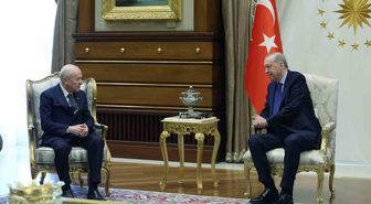 Erdoğan-Bahçeli görüşmesi: 45 dakika sürdü