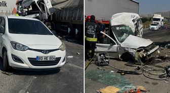 Konya'da freni patlayan TIR dehşet saçtı: 1 ölü, 9 yaralı