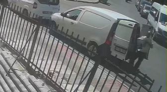Kargo Aracından Tost Makinesi Çalan Şüpheli Kamerada