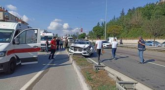 Havza'da Zincirleme Kaza: 2 Yaralı
