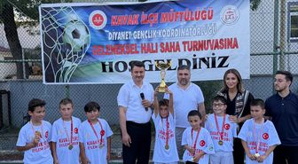 Kavak'ta Yaz Kuran Kursu Futbol Turnuvası Sona Erdi