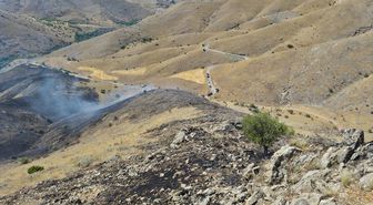Elazığ'da Otluk Yangını Söndürüldü, 500 Dekar Zarar