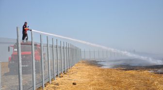 Lüleburgaz'da Tarım Yangını Söndürüldü